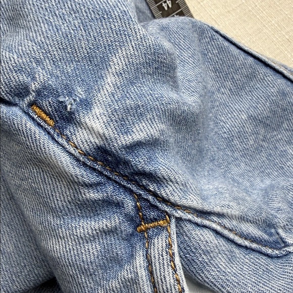 Kensie Light Blue Denim Joggers - Picture 11 of 13